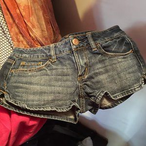 26" F21 waist denim short shorts